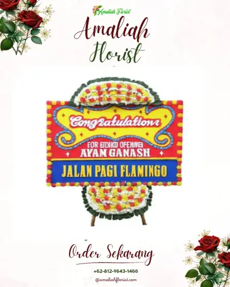 Sewa Papan Bunga Bondan